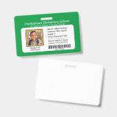 Badge Carte d'identité de l'élève de l'école élémentaire (Avant & arrière)