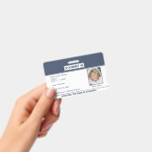 Badge Carte d'identité de l'élève de l'école familiale B (Handheld)