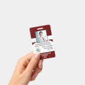 Badge Carte d'identité de l'employé de l'hôpital (Manuel / portable)