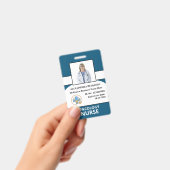 Badge Carte d'identité de l'employé de l'hôpital (Manuel / portable)