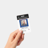 Badge Carte d'identité de l'employé Photo personnalisé (Manuel / portable)