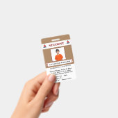 Badge Carte d'identité de l'enfant de l'école (Handheld)