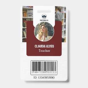 Badge Carte d'identité de l'enseignant Carte d'identit