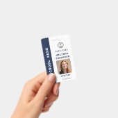 Badge Carte d'identité de l'enseignant personnalisé Nom  (Manuel / portable)