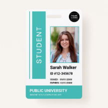 Carte d'identité de l'étudiant université turquois
