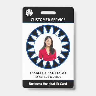Badge Carte d'identité de l'hôpital d'affaires de l'empl