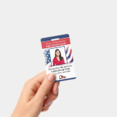 Badge Carte d'identité de pompier avec photo d'employé d (Manuel / portable)