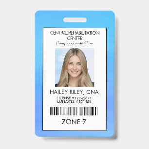 Badge Carte d'identité de sécurité avec photo pour les e