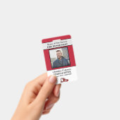 Badge Carte d'identité d'employé personnalisée Nom du co (Manuel / portable)