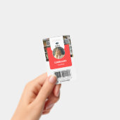 Badge Carte d'identité d'enseignant | Carte d'identité d (Manuel / portable)