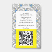 Badge Carte d'identité d'entreprise Great Dane (Arrière)