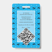 Badge Carte d'identité d'entreprise Great Dane (Arrière)