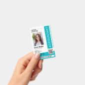 Badge Carte d'identité d'expert-comptable avec photo emp (Manuel / portable)