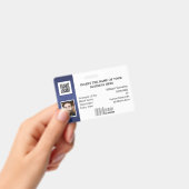 Badge Carte d'identité DIY classique photo simple logo b (Manuel / portable)