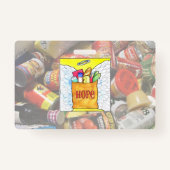 Badge Carte d'identité du client de l'organisme de bienf (Devant)