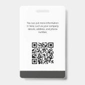 Badge Carte d'identité du convertisseur Century 21 (Back)