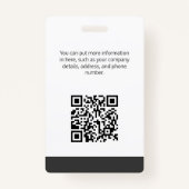 Badge Carte d'identité du convertisseur Century 21 (Dos)