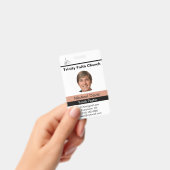 Badge Carte d'identité du pasteur des jeunes (Manuel / portable)