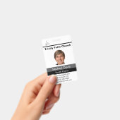 Badge Carte d'identité du pasteur des jeunes (Manuel / portable)