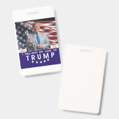 Badge carte d'identité du ruban du cou (Avant & arrière)