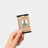 Badge Carte d'identité du travailleur hospitalier (Handheld)