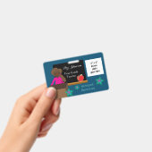 Badge Carte d'identité d'un enseignant africain américai (À main)