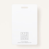 Badge Carte d'identité HELLO Carte d'identité Voyage d'a (Dos)