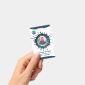 Badge Carte d'identité Logo photo de l'employé Personnal (Manuel / portable)