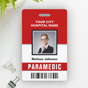 Badge Carte d'identité médicale d'urgence avec nom et ph
