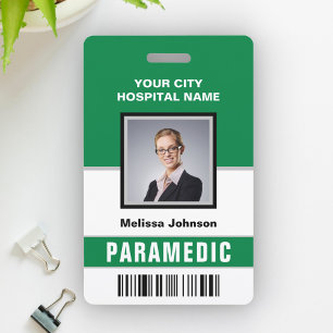 Badge Carte d'identité médicale d'urgence avec nom et ph