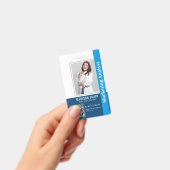 Badge Carte d'identité moderne | Code QR d'employé d'ent (Manuel / portable)