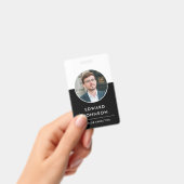 Badge Carte d'identité moderne de l'entreprise avec code (Manuel / portable)