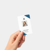 Badge carte d'identité personnalisable de l'employé (Manuel / portable)