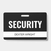 Badge Carte d'identité personnalisée de l'employé de la  (Avant)