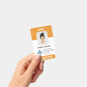 Badge Carte d'identité personnalisée de l'employé de l'h (Manuel / portable)