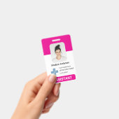 Badge Carte d'identité personnalisée de l'employé de l'h (Manuel / portable)