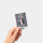 Badge Carte d'identité personnalisée pour le personnel d (Manuel / portable)