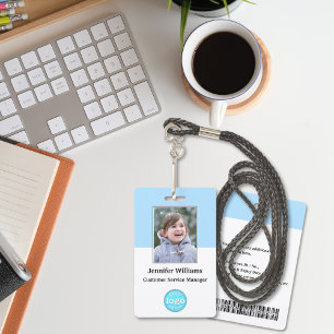 Badge Carte d'identité personnalisée pour les employés a