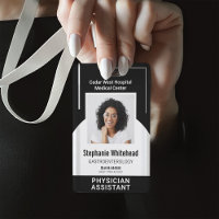 Carte d'identité personnalisée pour personnel médi