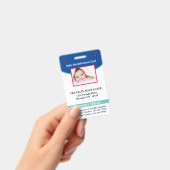 Badge Carte d'identité photo pour bébé garçon fille pers (Handheld)