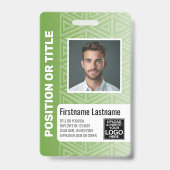 Badge Carte d'identité photographique de l'employé - tri (Avant)