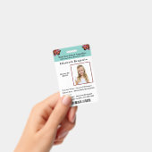 Badge Carte d'identité pour les garçons d'élèves de l'éc (Manuel / portable)