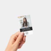 Badge Carte d'identité professionnelle avec code QR Phot (Manuel / portable)