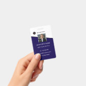 Badge Carte d'identité professionnelle avec logo de l'en (Manuel / portable)