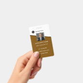 Badge Carte d'identité professionnelle avec logo de l'en (Manuel / portable)