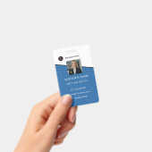 Badge Carte d'identité professionnelle avec logo de l'en (Manuel / portable)