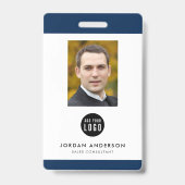 Badge Carte d'identité professionnelle avec logo modifia (Avant)