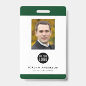 Badge Carte d'identité professionnelle avec logo modifia (Avant)