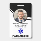 Badge Carte d'identité professionnelle avec logo simple (Avant)