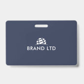 Badge Carte d'identité professionnelle avec photo du per (Arrière)